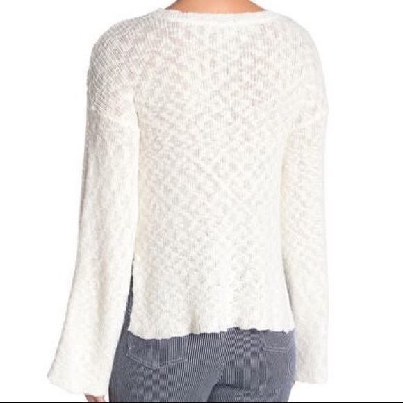 NORDSTROM NWT CUPCAKES & CASHMERE White Ivory Sweater - Picture 2 of 11